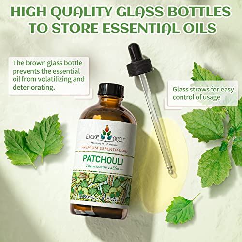 EVOKE OCCU Pure Patchouli Oil 4 Fl Oz for Diffuser & Fragrance