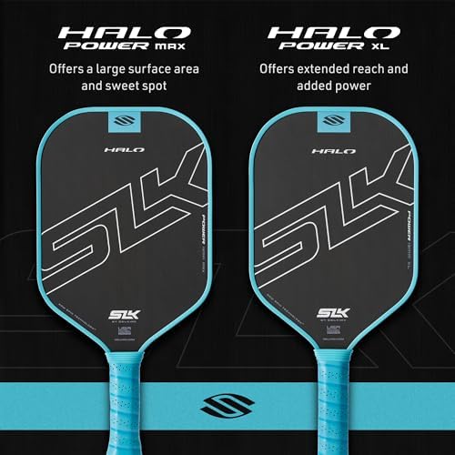 Selkirk Sport SLK Halo Raw Carbon Fiber Pickleball Paddle for Advanced Players | USA Designed | T700, 18k Ultraweave, A