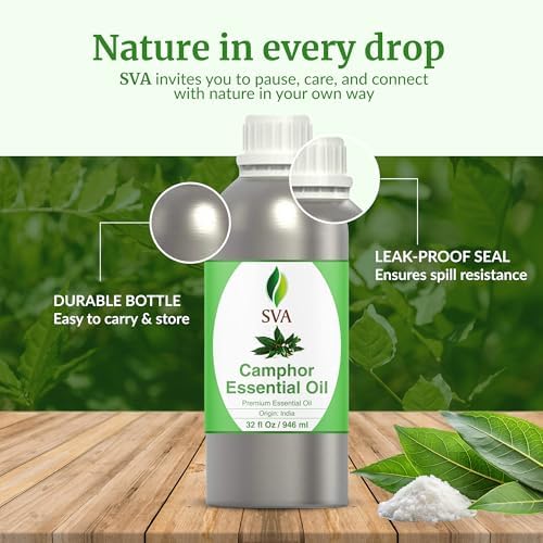 SVA Organic Frankincense Essential Oil – 100% Natural Boswellia Serrata Oil for Aromatherapy and Skin Care
SVA Organic F - Image 35