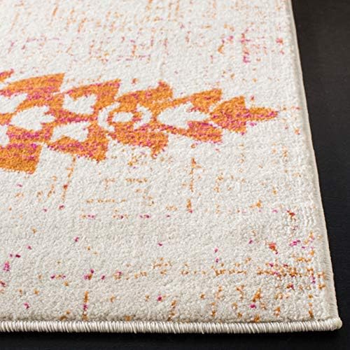 SAFAVIEH Evoke Collection Area Rug - Ivory & Gold, Non-Shedding & Easy Care, Ideal for High Traffic Areas in Living Room - Image 14