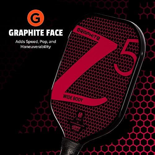 Onix Graphite MOD Z5 Carbon Fiber Pickleball Paddle for Comfortable Play | Onix Graphite MOD Z5 Cushion Comfort Carbon