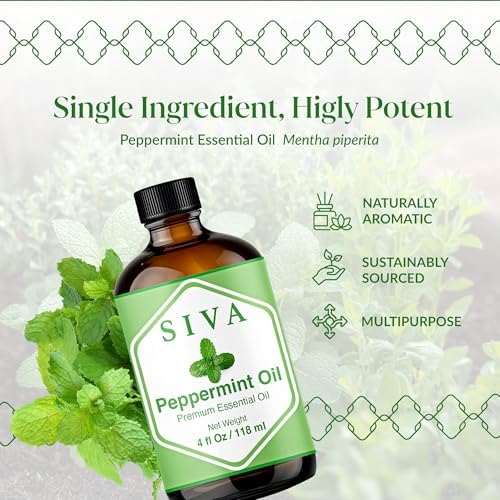 Siva Frankincense Essential Oil - 4 Fl Oz – 100% Natural Boswellia Serrata Oil - for Aromatherapy, Skin Care, and Hair C