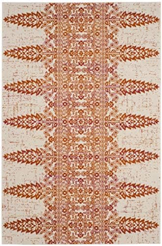 SAFAVIEH Evoke Collection Area Rug - Ivory & Gold, Non-Shedding & Easy Care, Ideal for High Traffic Areas in Living Room - Image 81