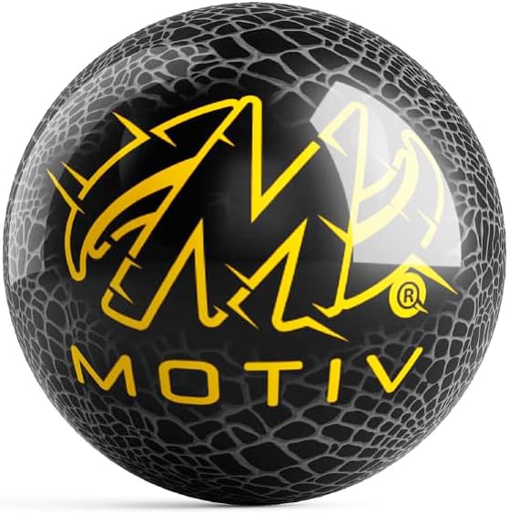 On The Ball Bowling Motiv Venom Undrilled Spare Ball for Experienced Bowlers at Competitive Prices