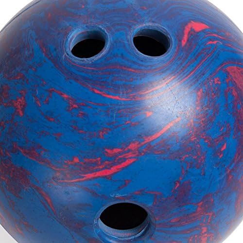 Champion Sports Rubber Bowling Ball for Beginners and Enthusiasts - Easy Grip and Stable Roll | Champion Sports Rubber