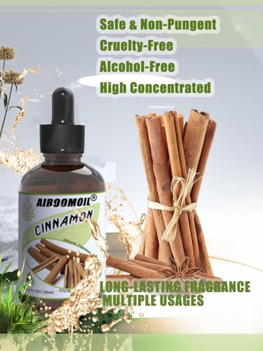Cinnamon Essential Oil 4 oz for Diffuser & Aromatherapy