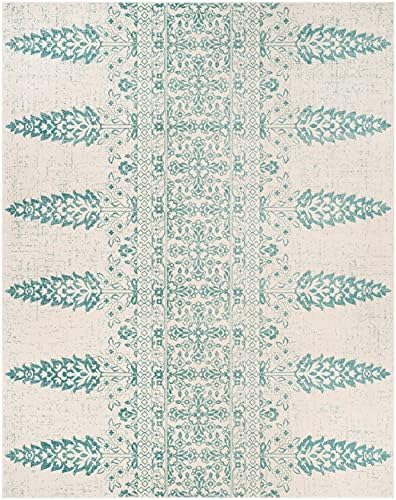 SAFAVIEH Evoke Collection Area Rug - Ivory & Gold, Non-Shedding & Easy Care, Ideal for High Traffic Areas in Living Room - Image 78