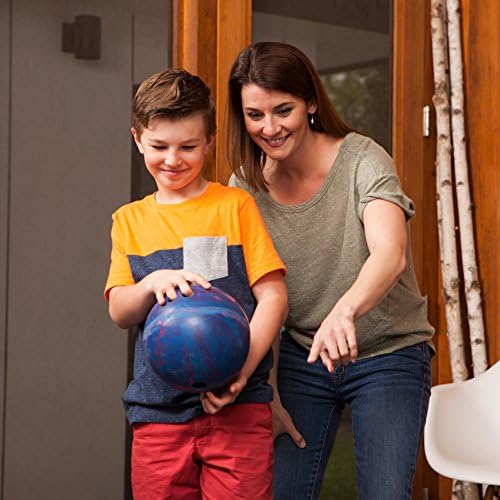 Champion Sports Rubber Bowling Ball for Beginners and Enthusiasts - Easy Grip and Stable Roll | Champion Sports Rubber