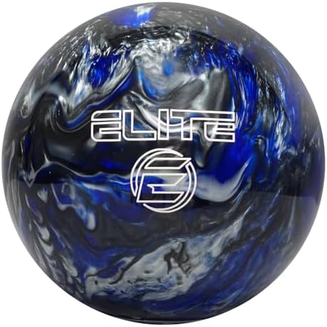 ELITE Star Polyester Bowling Ball - High Durability & Easy Grip - Best for Spare Shooting & League Games - Great for Beg