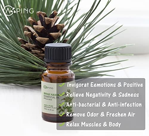 Pure Sandalwood Essential Oil for Diffuser and Aroma - 100% Organic, Santalum Album - 0.33oz | Pure Sandalwood Essentia