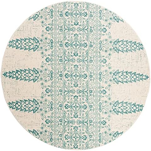 SAFAVIEH Evoke Collection Area Rug - Ivory & Gold, Non-Shedding & Easy Care, Ideal for High Traffic Areas in Living Room - Image 65