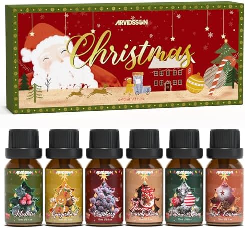ARVIDSSON Autumn Spice Essential Oil Set - Cinnamon, Pumpkin Pie, Harvest Spice | Perfect for Diffusing in Your Home th