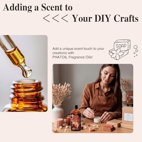 PHATOIL |38FL.OZ Coffee Fragrance Oils for Aromatherapy - Perfect for Diffuser and DIY Projects, Essential Oils for Home