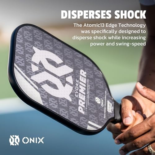 Onix Evoke Premier Professional Tournament Pickleball Paddle - Composite Face for Peak Performance | Onix Evoke Premier