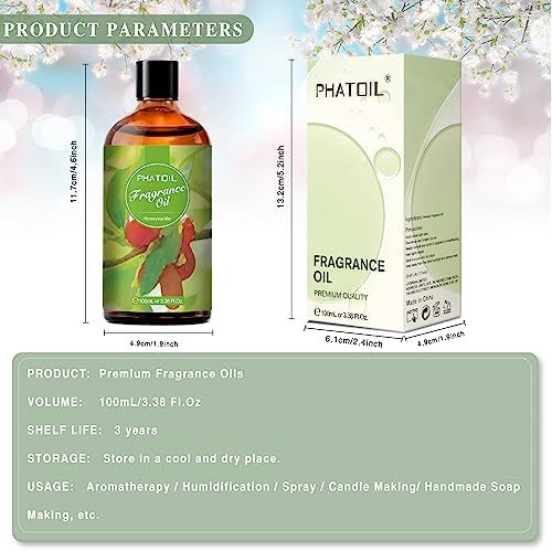 PHATOIL |38FL.OZ Coffee Fragrance Oils for Aromatherapy - Perfect for Diffuser and DIY Projects, Essential Oils for Home