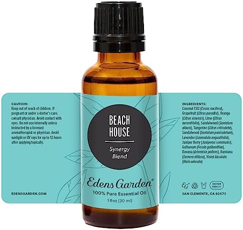 Edens Garden Vanilla Sandalwood Essential Oil Blend - Therapeutic for Aromatherapy, Natural Skin Care, Best for Diffusin