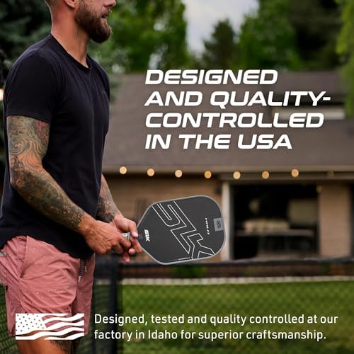 Selkirk Sport SLK Halo Raw Carbon Fiber Pickleball Paddle for Advanced Players | USA Designed | T700, 18k Ultraweave, A