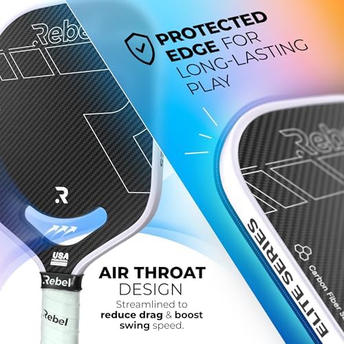 Professional Carbon Fiber Pickleball Paddle for Maximum Control and Power | USAPA Approved 16mm Polymer Core Carbon Fib