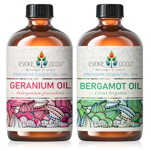 EVOKE OCCU Geranium & Bergamot Essential Oil - 4 Fl Oz