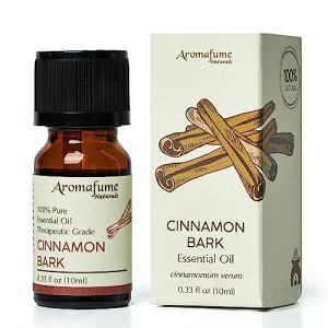 Aromafume Cinnamon Bark Essential Oil - 100% Natural, Therapeutic Grade - 10ml Aromatherapy Gift for Her