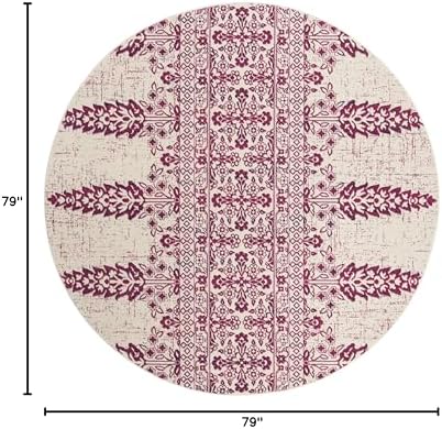 SAFAVIEH Evoke Collection Area Rug - Ivory & Gold, Non-Shedding & Easy Care, Ideal for High Traffic Areas in Living Room - Image 75