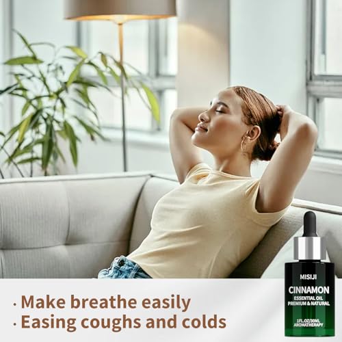 Hand Picked Cinnamon Essential Oils for Diffuser & Aromatherapy, Home, Laundry, Candles & More, 1 FL.OZ