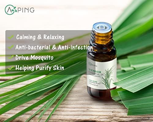 Pure Sandalwood Essential Oil for Diffuser and Aroma - 100% Organic, Santalum Album - 0.33oz | Pure Sandalwood Essentia