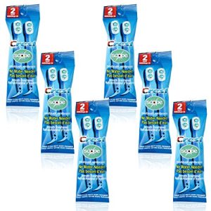 Crest Scope Mini Disposable Toothbrushes with Toothpaste and Pick for Travel and Work (12 Count, 6 Pack)