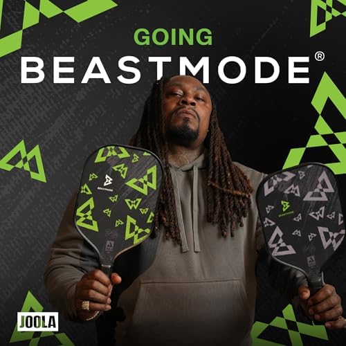 JOOLA Beastmode Marshawn Lynch Pickleball Paddle Set for Enthusiasts - Perfect for Practice and Competition | JOOLA Bea