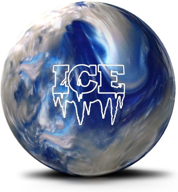 Storm Blue White Ocean Ice Bowling Ball for Professionals on Lane | Storm Blue White Ocean Ice Bowling Ball with Unique