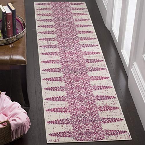 SAFAVIEH Evoke Collection Area Rug - Ivory & Gold, Non-Shedding & Easy Care, Ideal for High Traffic Areas in Living Room - Image 99