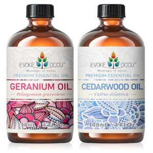 EVOKE OCCU Geranium & Cedarwood Essential Oil - 4 Fl Oz