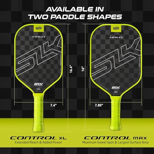 Selkirk Sport SLK Halo Raw Carbon Fiber Pickleball Paddle for Advanced Players | USA Designed | T700, 18k Ultraweave, A