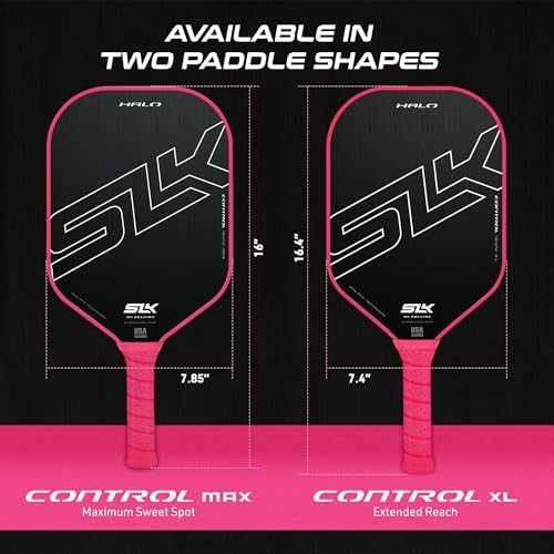 Selkirk Sport SLK Halo Raw Carbon Fiber Pickleball Paddle for Advanced Players | USA Designed | T700, 18k Ultraweave, A