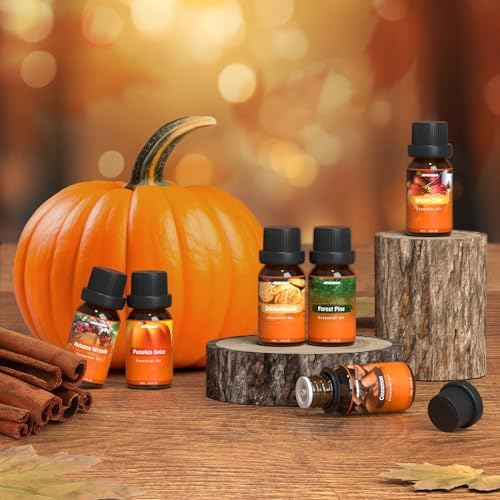 ARVIDSSON Autumn Spice Essential Oil Set - Cinnamon, Pumpkin Pie, Harvest Spice | Perfect for Diffusing in Your Home th