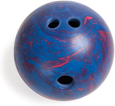 Champion Sports Rubber Bowling Ball for Beginners and Enthusiasts - Easy Grip and Stable Roll | Champion Sports Rubber