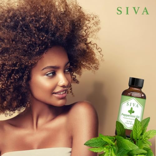 Siva Frankincense Essential Oil - 4 Fl Oz – 100% Natural Boswellia Serrata Oil - for Aromatherapy, Skin Care, and Hair C