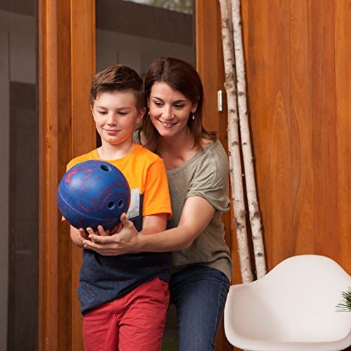 Champion Sports Rubber Bowling Ball for Beginners and Enthusiasts - Easy Grip and Stable Roll | Champion Sports Rubber