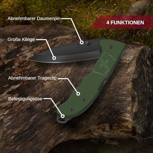 Victorinox Evoke Swiss Army Knife: Foldable Blade, Thumb Stud & Lockback Mechanism for Outdoor Enthusiasts