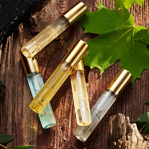 LOVERY Mini Perfumes for Women - Floral Fragrances Gift Set, Birthday Gifts for Women | LOVERY 5 Pack Women's Fragrance