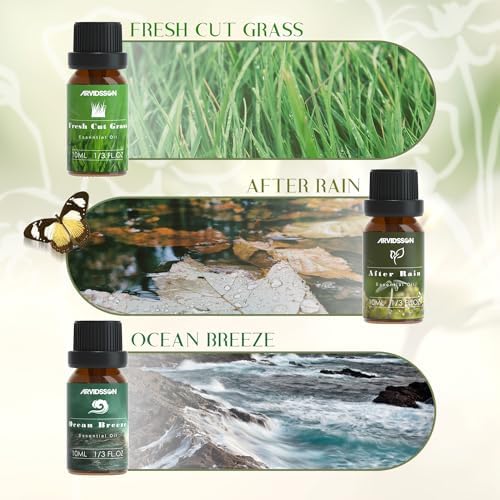 ARVIDSSON Autumn Spice Essential Oil Set - Cinnamon, Pumpkin Pie, Harvest Spice | Perfect for Diffusing in Your Home th