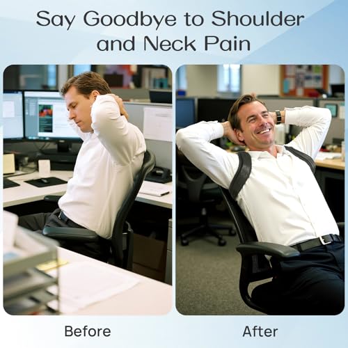 Women's & Men's Upper Back Brace Posture Corrector for Straighter Back and Kyphosis Relief | Shoulder Support Posture C