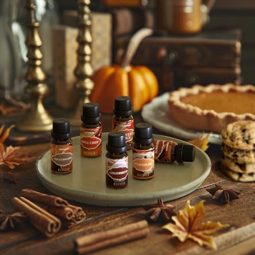 ARVIDSSON Autumn Spice Essential Oil Set - Cinnamon, Pumpkin Pie, Harvest Spice | Perfect for Diffusing in Your Home th