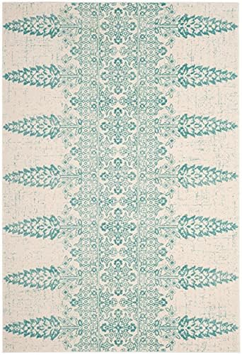 SAFAVIEH Evoke Collection Area Rug - Ivory & Gold, Non-Shedding & Easy Care, Ideal for High Traffic Areas in Living Room - Image 73