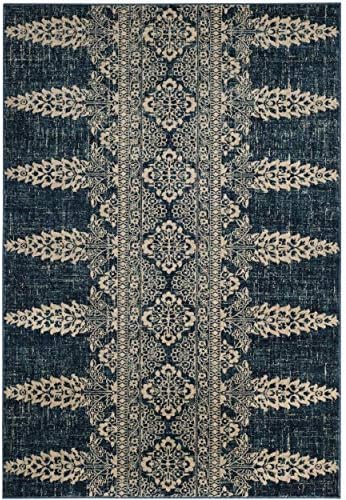SAFAVIEH Evoke Collection Area Rug - Ivory & Gold, Non-Shedding & Easy Care, Ideal for High Traffic Areas in Living Room - Image 44