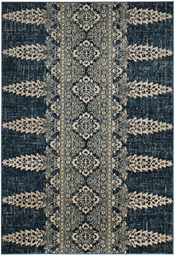 SAFAVIEH Evoke Collection Area Rug - Ivory & Gold, Non-Shedding & Easy Care, Ideal for High Traffic Areas in Living Room - Image 96