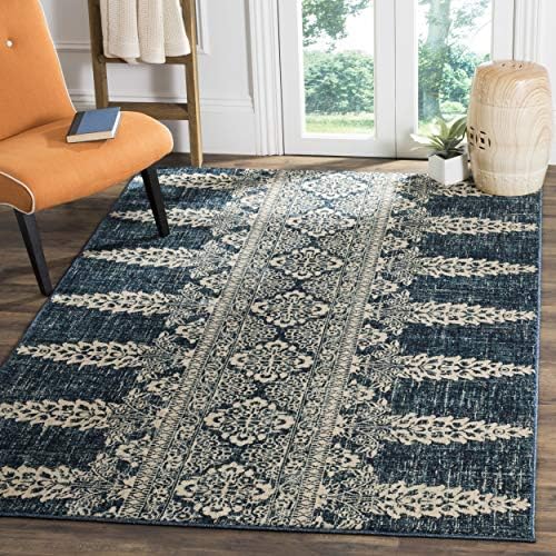 SAFAVIEH Evoke Collection Area Rug - Ivory & Gold, Non-Shedding & Easy Care, Ideal for High Traffic Areas in Living Room - Image 43