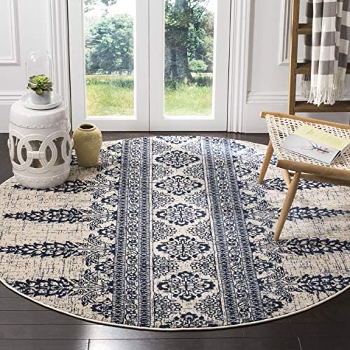 SAFAVIEH Evoke Collection Area Rug - Ivory & Gold, Non-Shedding & Easy Care, Ideal for High Traffic Areas in Living Room - Image 61
