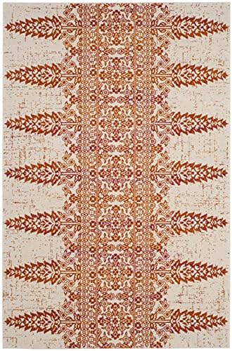 SAFAVIEH Evoke Collection Area Rug - Ivory & Gold, Non-Shedding & Easy Care, Ideal for High Traffic Areas in Living Room - Image 13