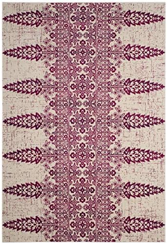 SAFAVIEH Evoke Collection Area Rug - Ivory & Gold, Non-Shedding & Easy Care, Ideal for High Traffic Areas in Living Room - Image 87